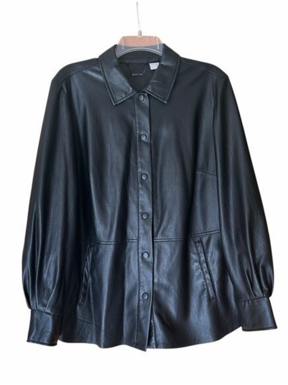 Chico's Black Button-Front  Jacket